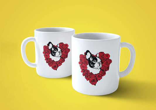 Brown Tazza Bulldog Francese - Mug French Bulldog - Idea Regalo per Amanti degli Animali - Choose Ur Color Cuc shop