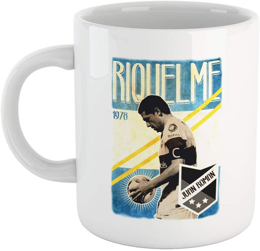 Wheat Tazza Calcio Riquelme - Mug sul Giocatore Argentino - Choose ur Color Cuc shop