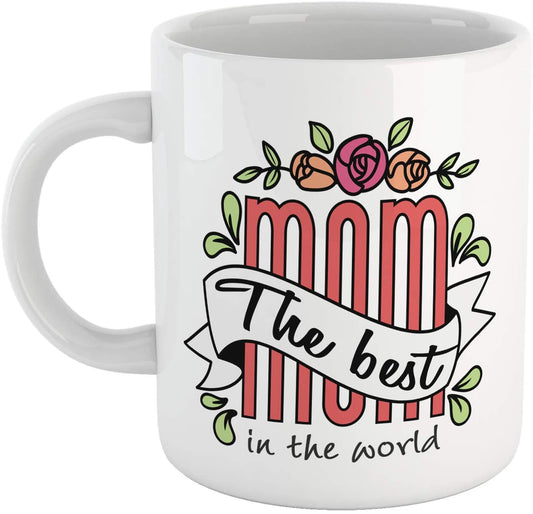 Maroon Tazza Festa della Mamma - The Best Mom in The World - Choose Ur Color Cuc shop