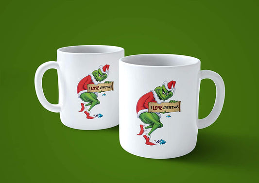 Lavender Tazza Grinch I Love Christmas - Choose ur Color Cuc shop