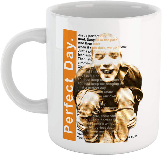 White Smoke Tazza Perfect Day - Trainspotting - Testo della Canzone del Film Tratto dal Libro di Welsh - Choose ur Color Cuc shop