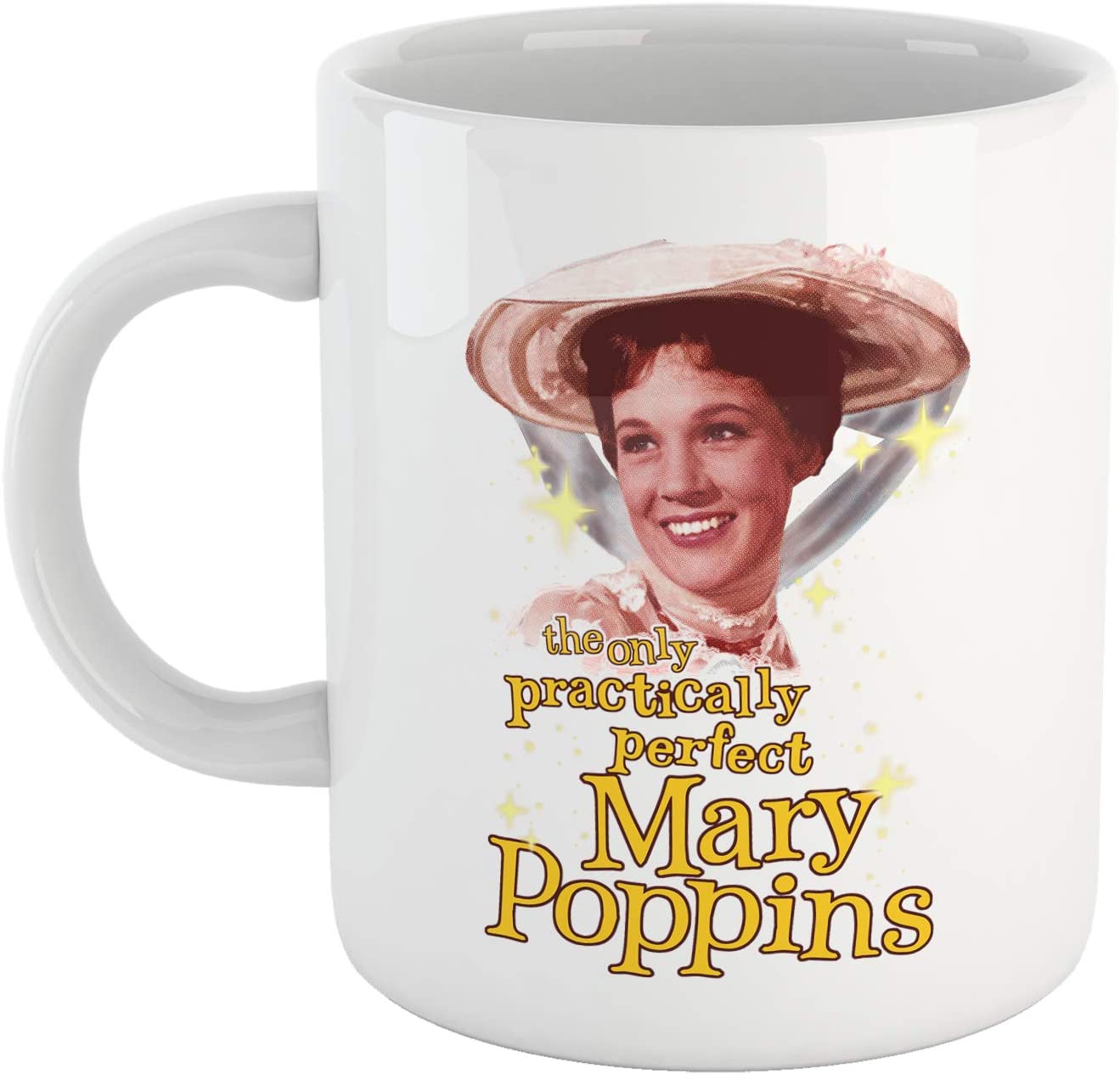 White Smoke Tazza Mary Poppins Practically Perfect Vintage - Film Choose ur Color Cuc shop
