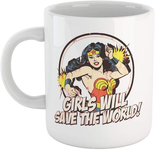 Gray Tazza Wonder - Woman Save The World - Choose Ur Color Cuc shop