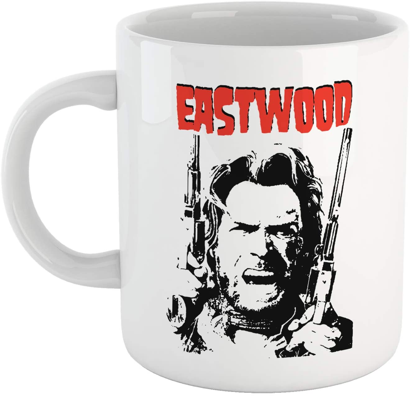 White Smoke Tazza Clint Eastwood - Mug sull'attore di Film Western - Choose Ur Color Cuc shop