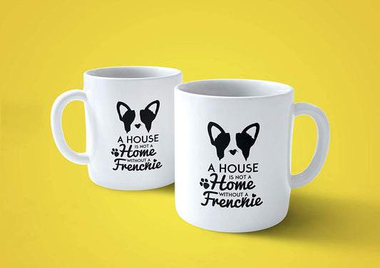 Lavender Tazza Bulldog Francese - Mug A House is Not a Home Without a Frenchie - Choose Ur Color Cuc shop
