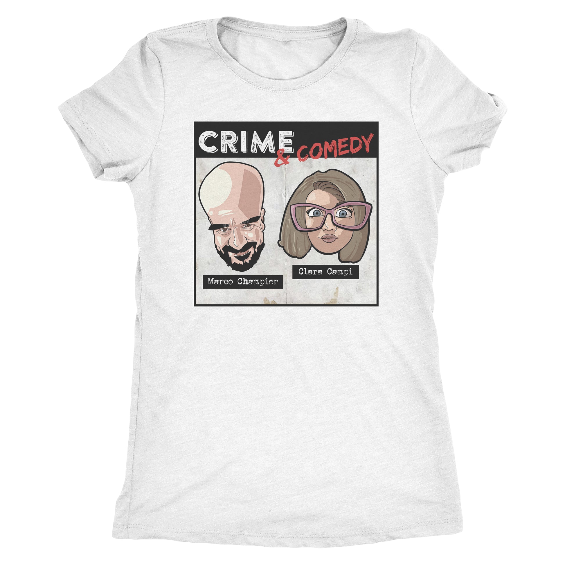 Crime & Comedy T-Shirt Copertina Podcast - #chooseurcolor - CUC chooseurcolor
