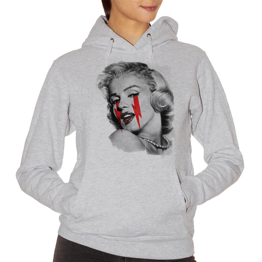 Gray Felpa Marilyn Monroe Vintage Star Black And White - POLITICA CucShop