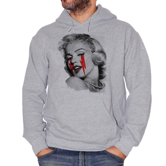 Dark Gray Felpa Marilyn Monroe Vintage Star Black And White - POLITICA CucShop