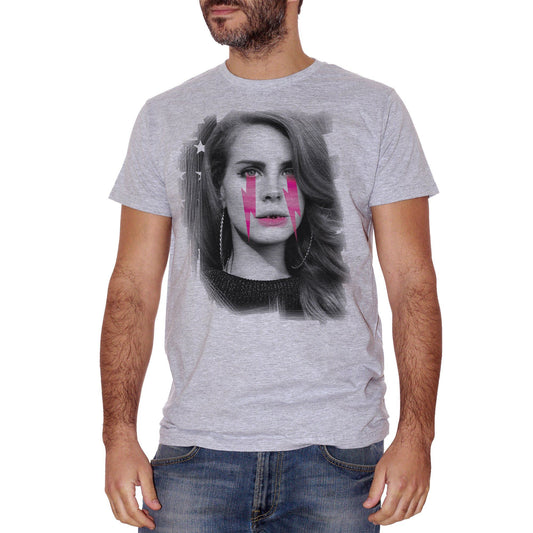 White T-Shirt Lana Del Rey Vintage Star Black And White - FAMOSI CucShop