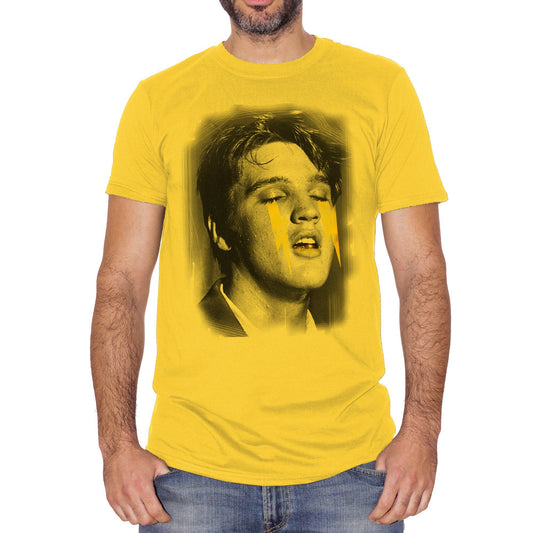 Goldenrod T-Shirt Elvis Presley Vintage Star Black And White - FAMOSI CucShop