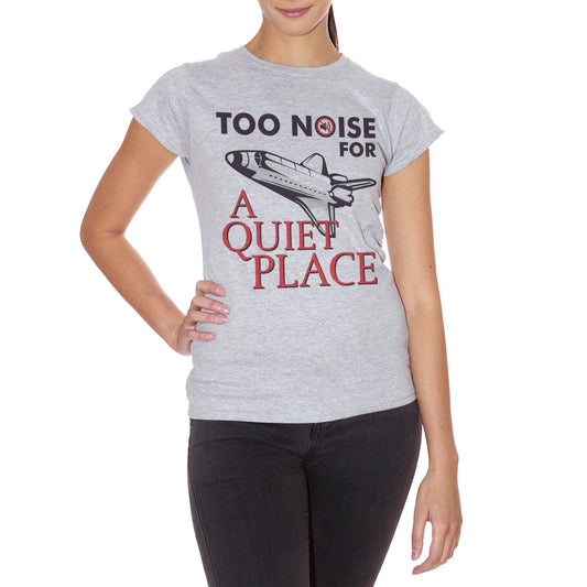 Light Gray T-Shirt Too Noise For A Quiet Place Horror Movie - FILM CucShop