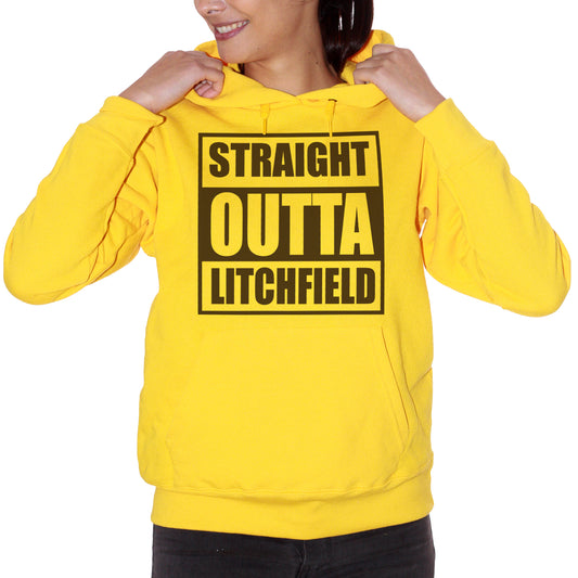 Gold Felpa Orange Is The New Black - Straignt Outta Litchfield - FILM CucShop