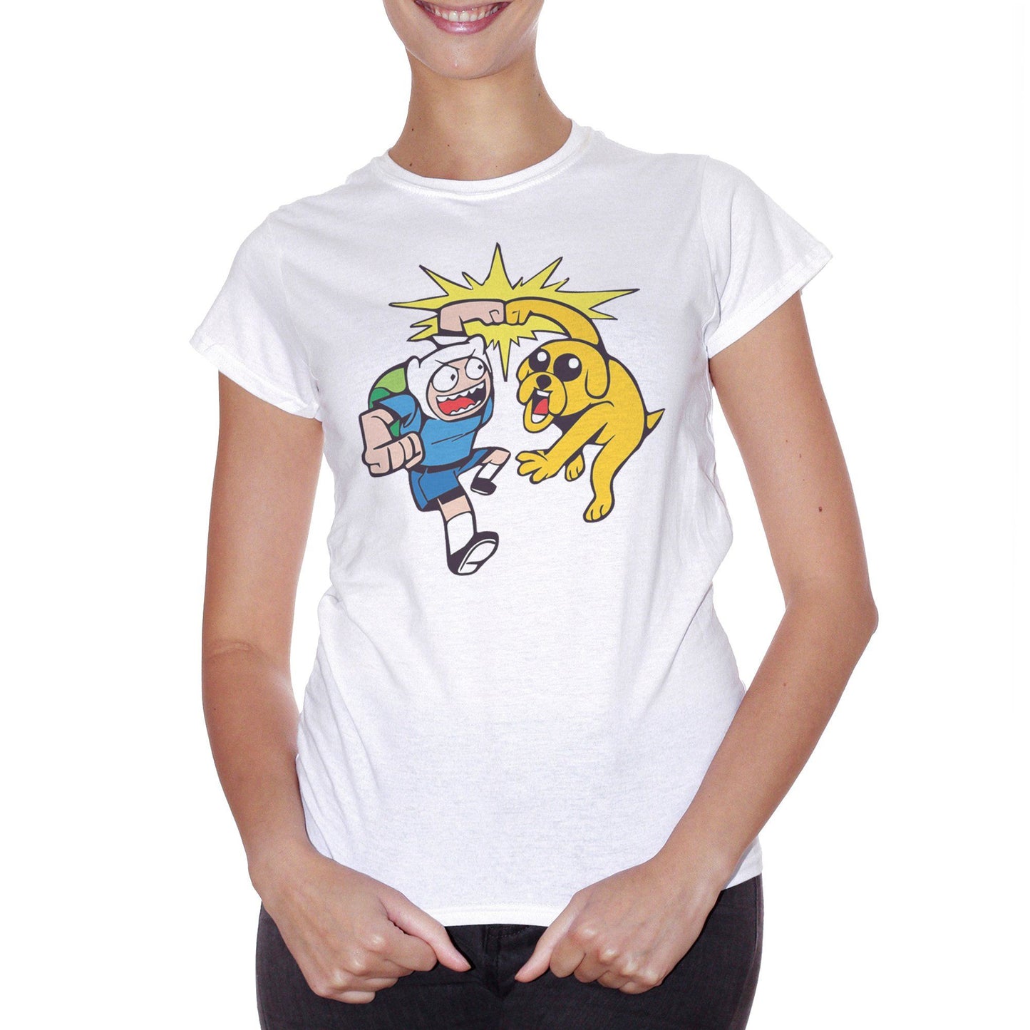 Dark Khaki T-Shirt Adventure Time - Finn Jake - FILM CucShop