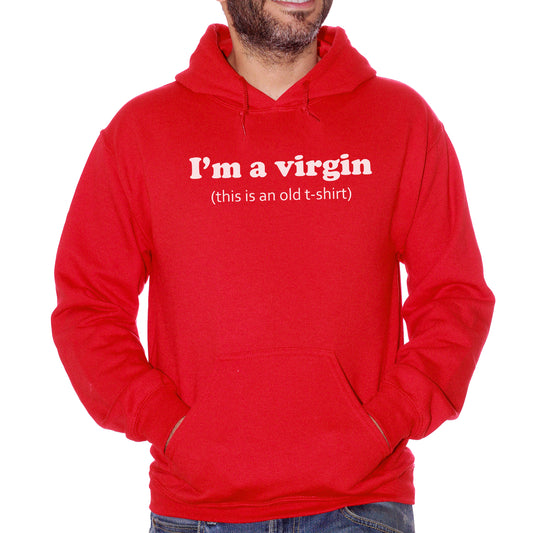 Firebrick Felpa I 'M A Virgin - DIVERTENTE CucShop