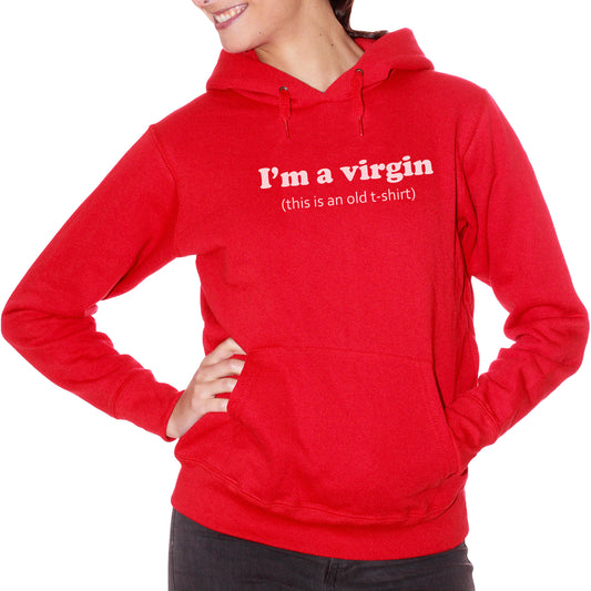 Firebrick Felpa I 'M A Virgin - DIVERTENTE CucShop