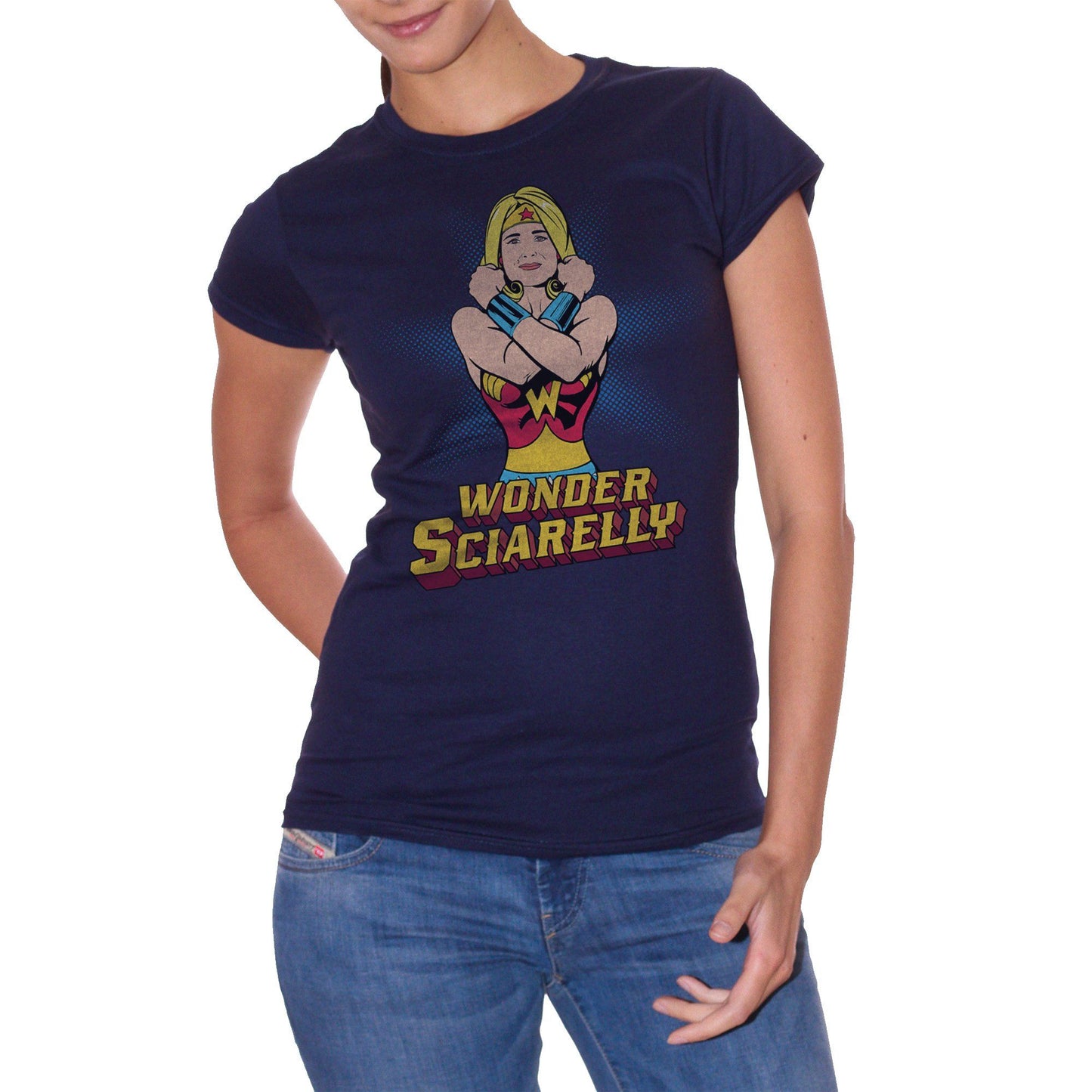 Dark Slate Gray T-Shirt Chi L'Ha Visto Meme Federica Sciarelli Wonder Woman - FAMOSI CucShop