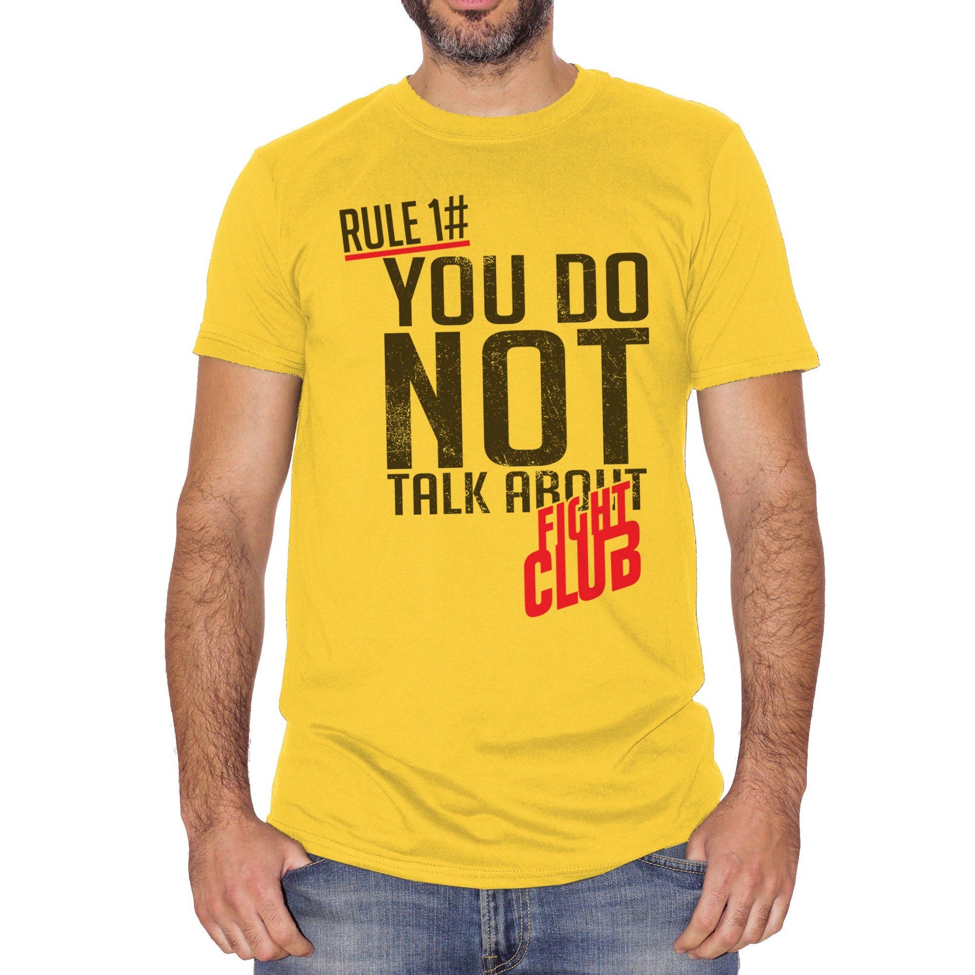 Goldenrod T-Shirt Prima Regola Fight Club Book Libro Pit - FILM CucShop