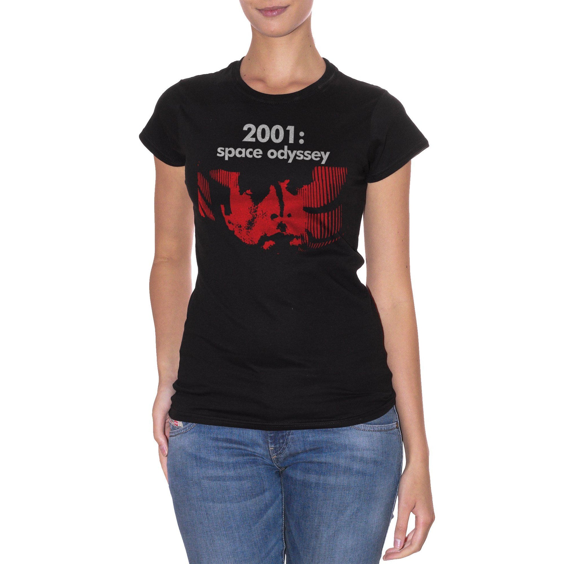 Black T-Shirt 2001 Odissea Nello Spazio Kubrick Hal - FILM CucShop