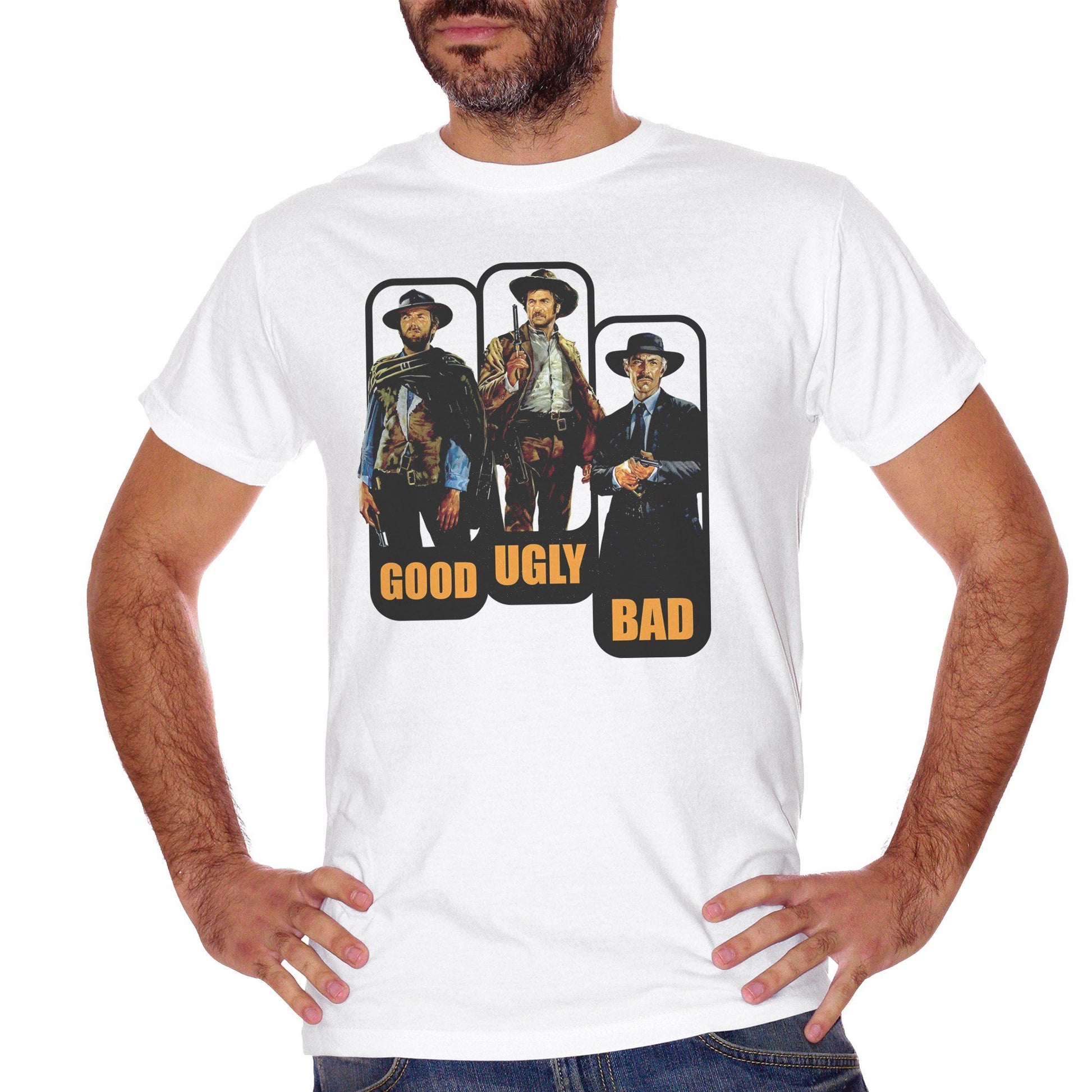 Dark Slate Gray T-Shirt Clint Eastwood Cinema Movie Western Good - FILM CucShop