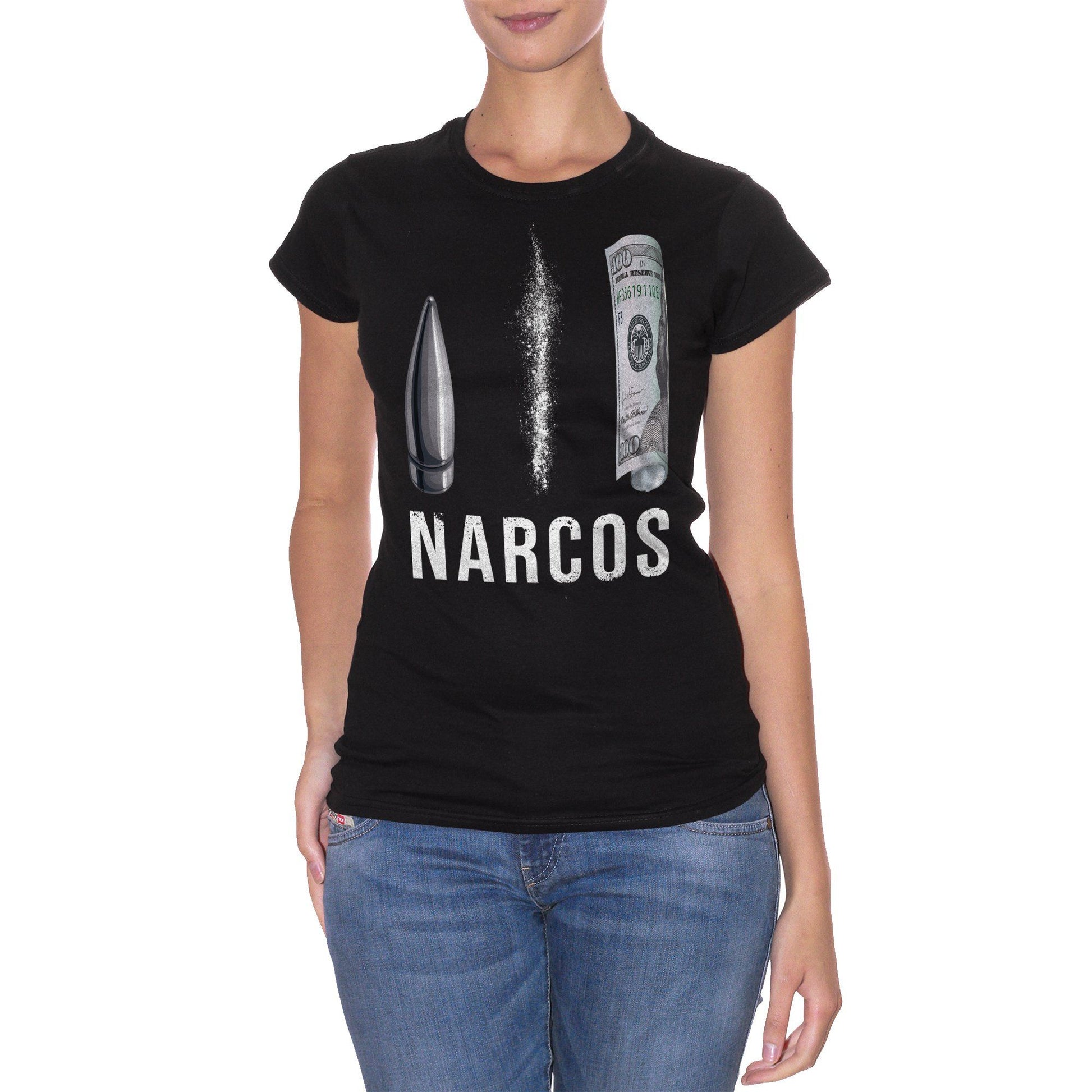 Black T-Shirt Narcos - FILM CucShop