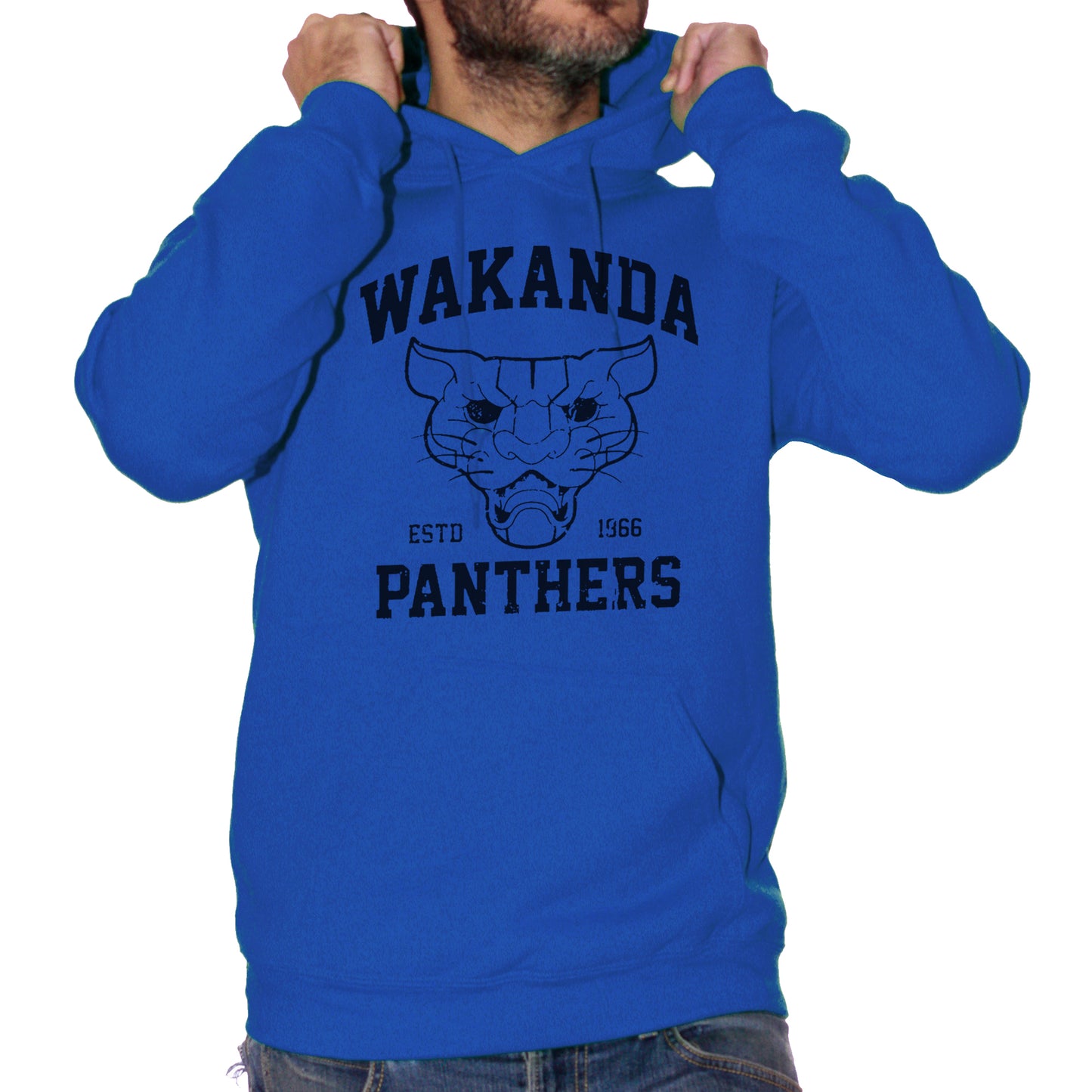 Dark Slate Blue Felpa Wakanda Panthers Black Panther Sport - SPORT CucShop