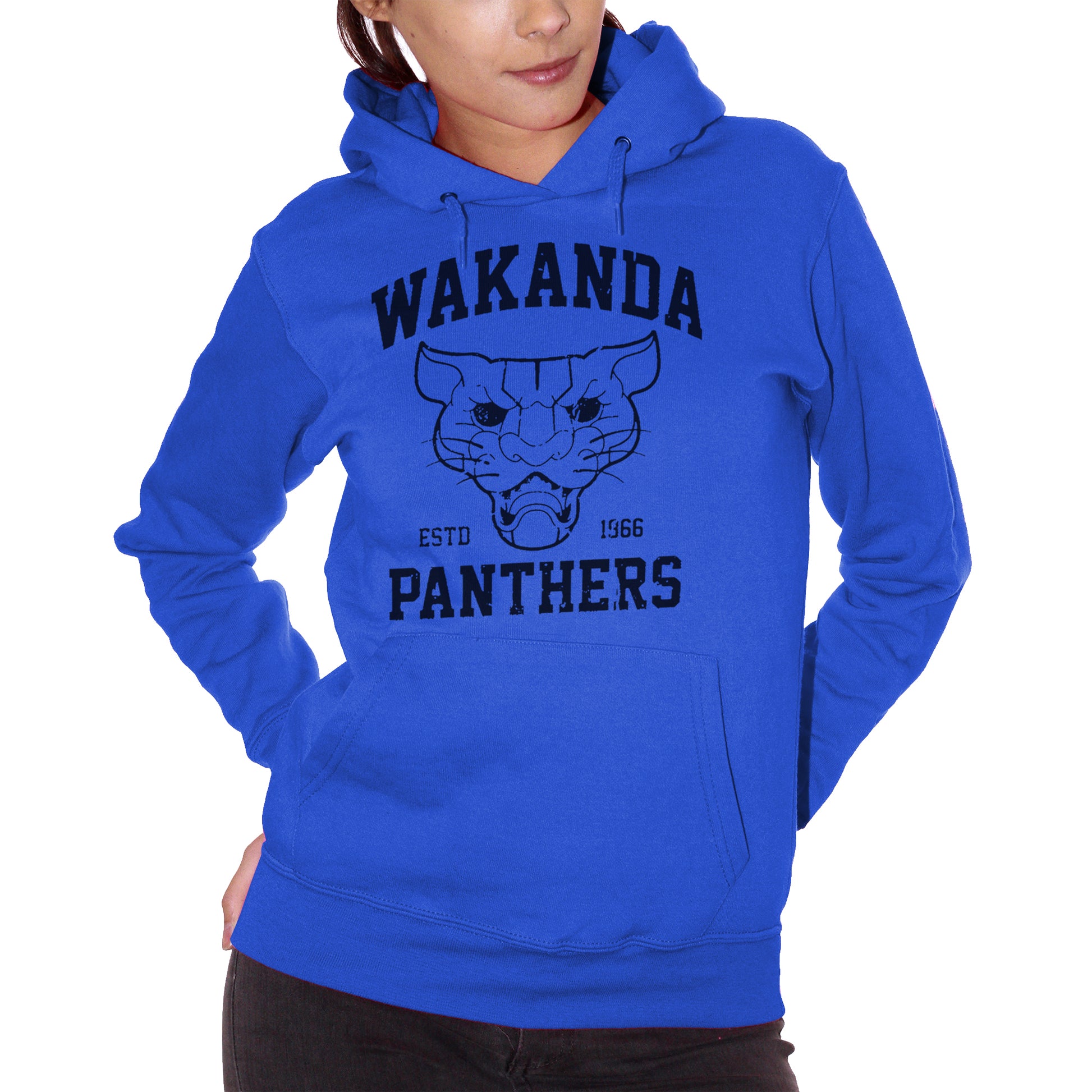 Royal Blue Felpa Wakanda Panthers Black Panther Sport - SPORT CucShop