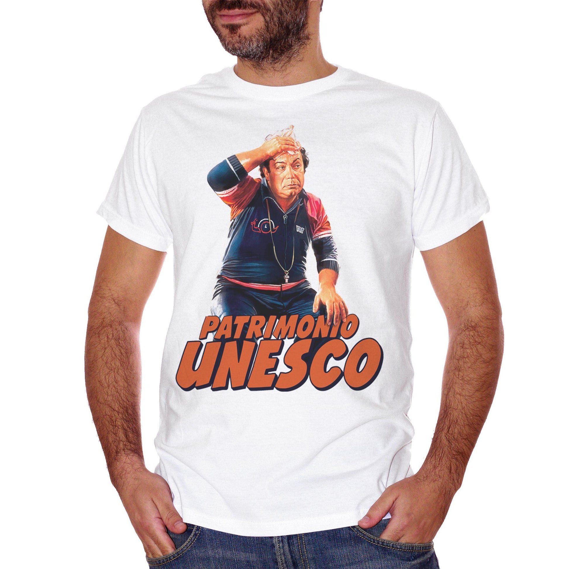 Sienna T-Shirt Lino Banfi Unesco Patrimonio Allenatore Nel Pallone - FILM CucShop