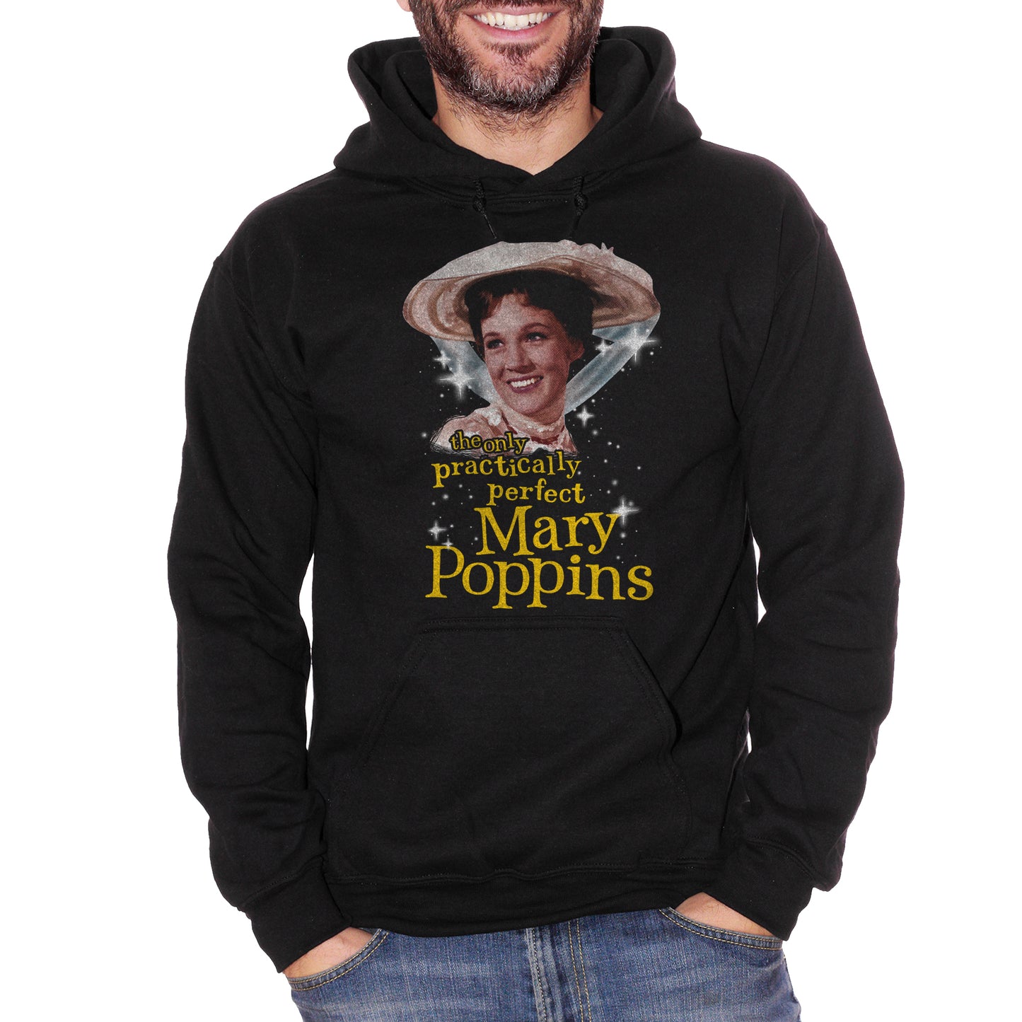 Black Felpa Mary Poppins Practically Perfect Vintage - FILM CucShop