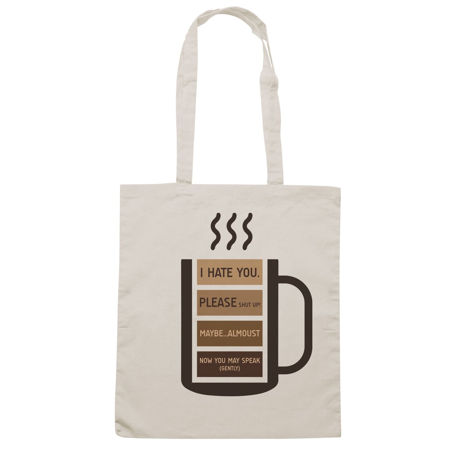 Light Gray Borsa Coffe Goodmorning Mug - Sand - SOCIAL CucShop