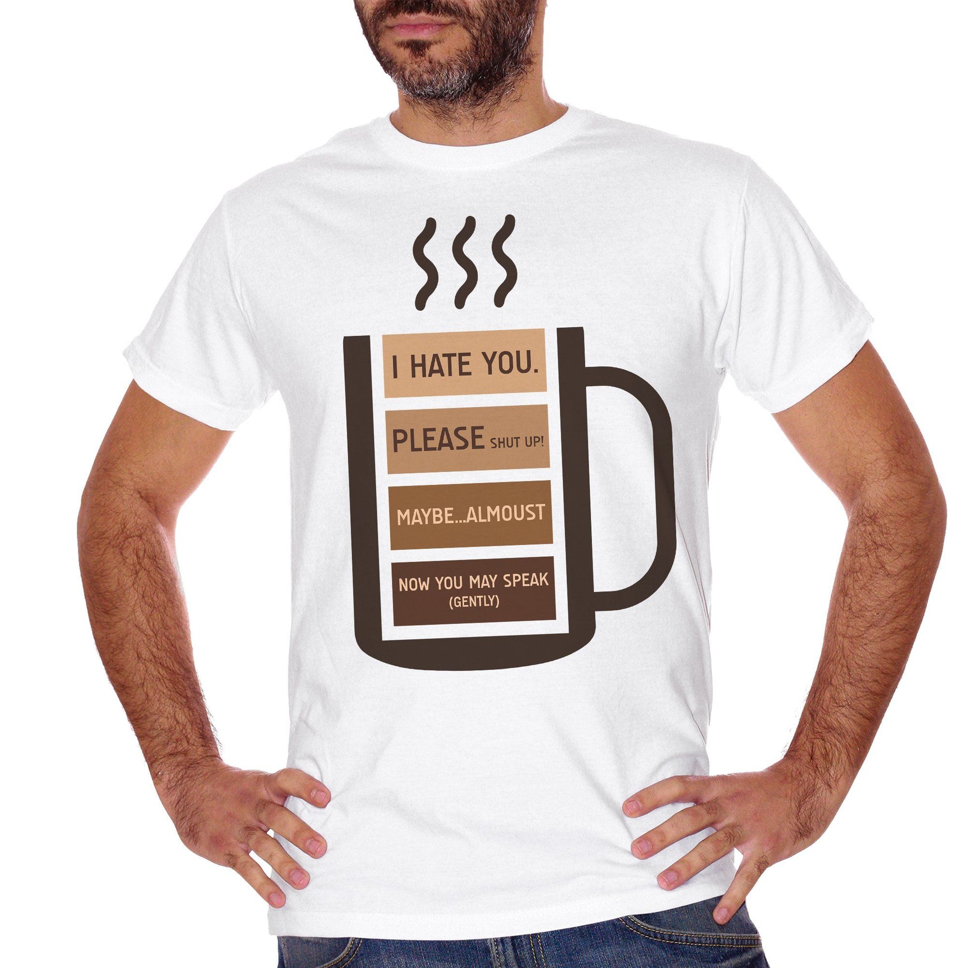 Dark Slate Gray T-Shirt Coffe Goodmorning Mug - SOCIAL CucShop
