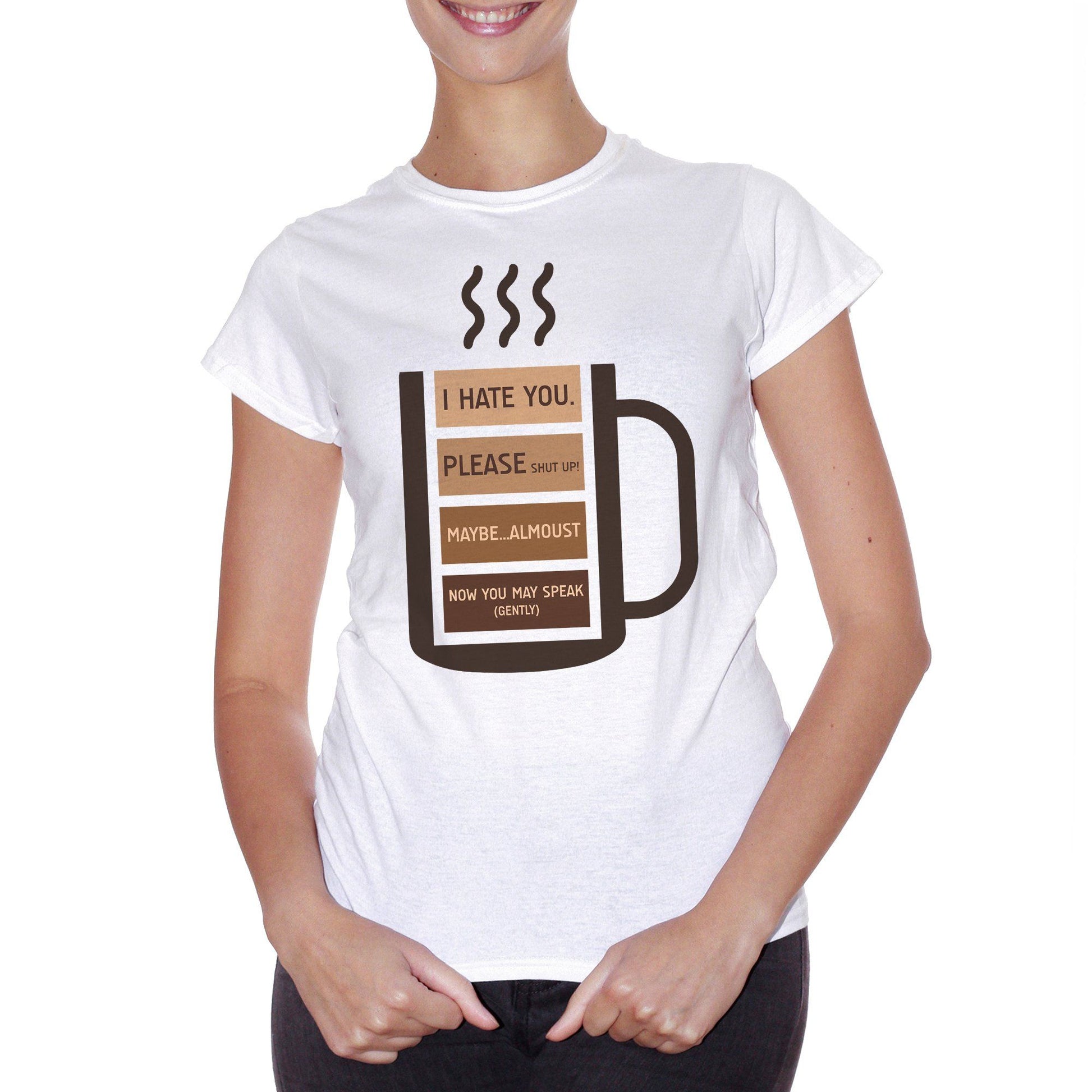 Rosy Brown T-Shirt Coffe Goodmorning Mug - SOCIAL CucShop