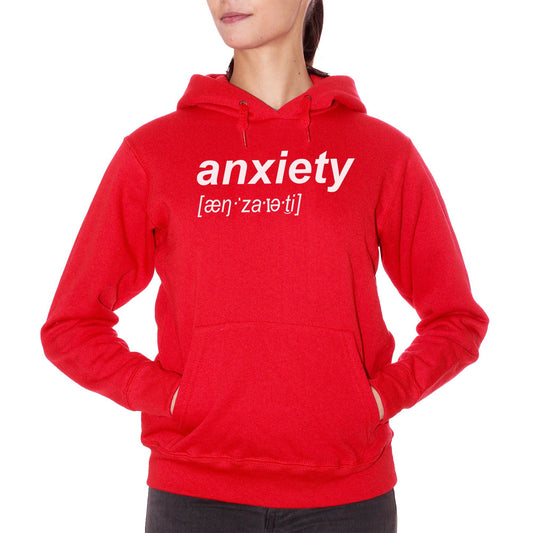 Red Felpa Anxiety Ansia - SOCIAL CucShop