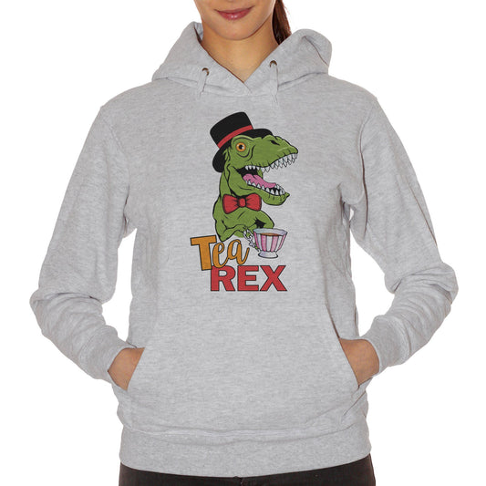 Gray Felpa T Rex Tea Lover - SOCIAL CucShop