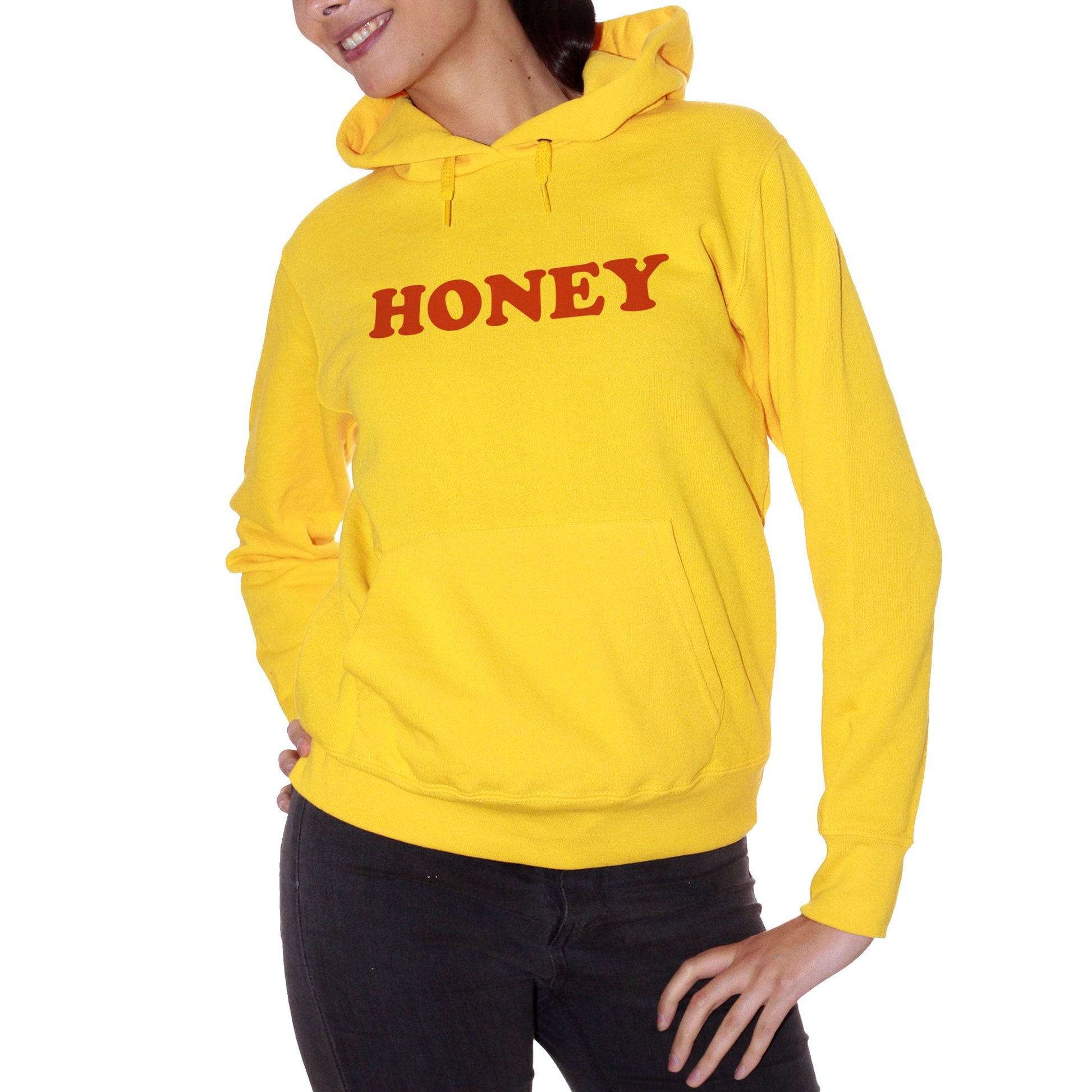 Goldenrod Felpa Honey Girl Love Cute - SOCIAL CucShop