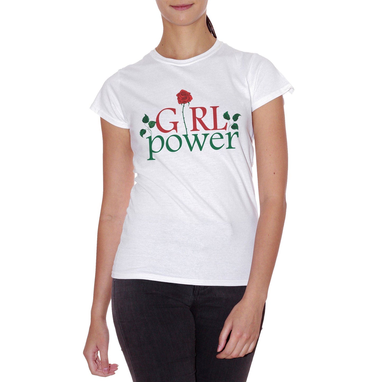 Lavender T-Shirt Power Rose Flower - SOCIAL CucShop