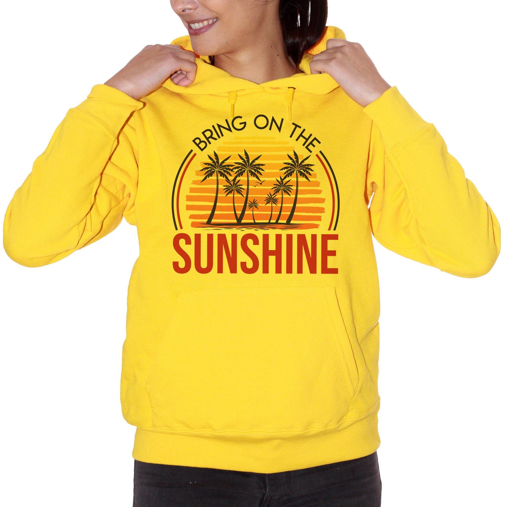 Gold Felpa Bring On The Sunshine Summer Sunset - SOCIAL CucShop