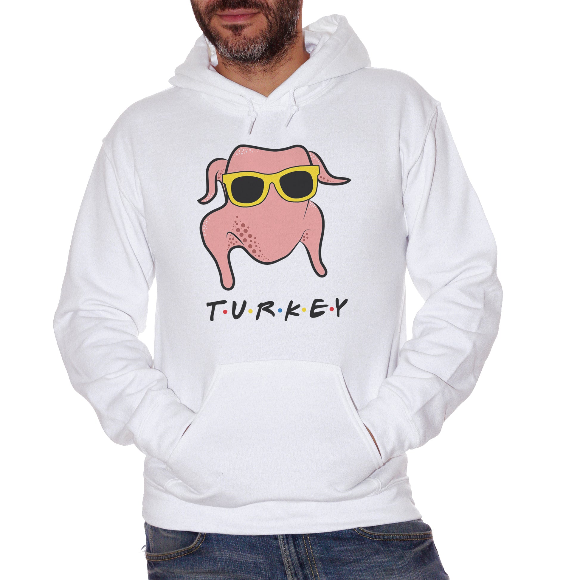 Lavender Felpa Friends Turkey Chicken Sunglasses Tacchino Serie  - FILM CucShop