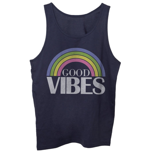 Dark Slate Gray Canotta Good Vibes Rainbow Unicorn - SOCIAL CucShop