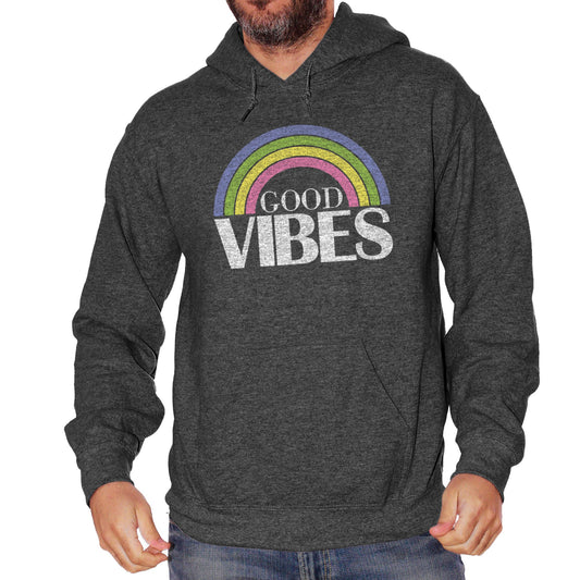 Dark Slate Gray Felpa Good Vibes Rainbow Unicorn - SOCIAL CucShop