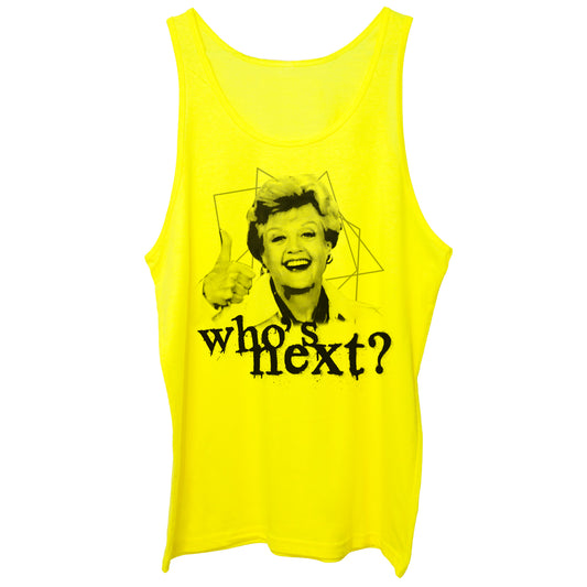 White Canotta Jessica Fletcher Whos Next Angela Lansbury Signora In Giallo Murder She Wrote - FILM CucShop