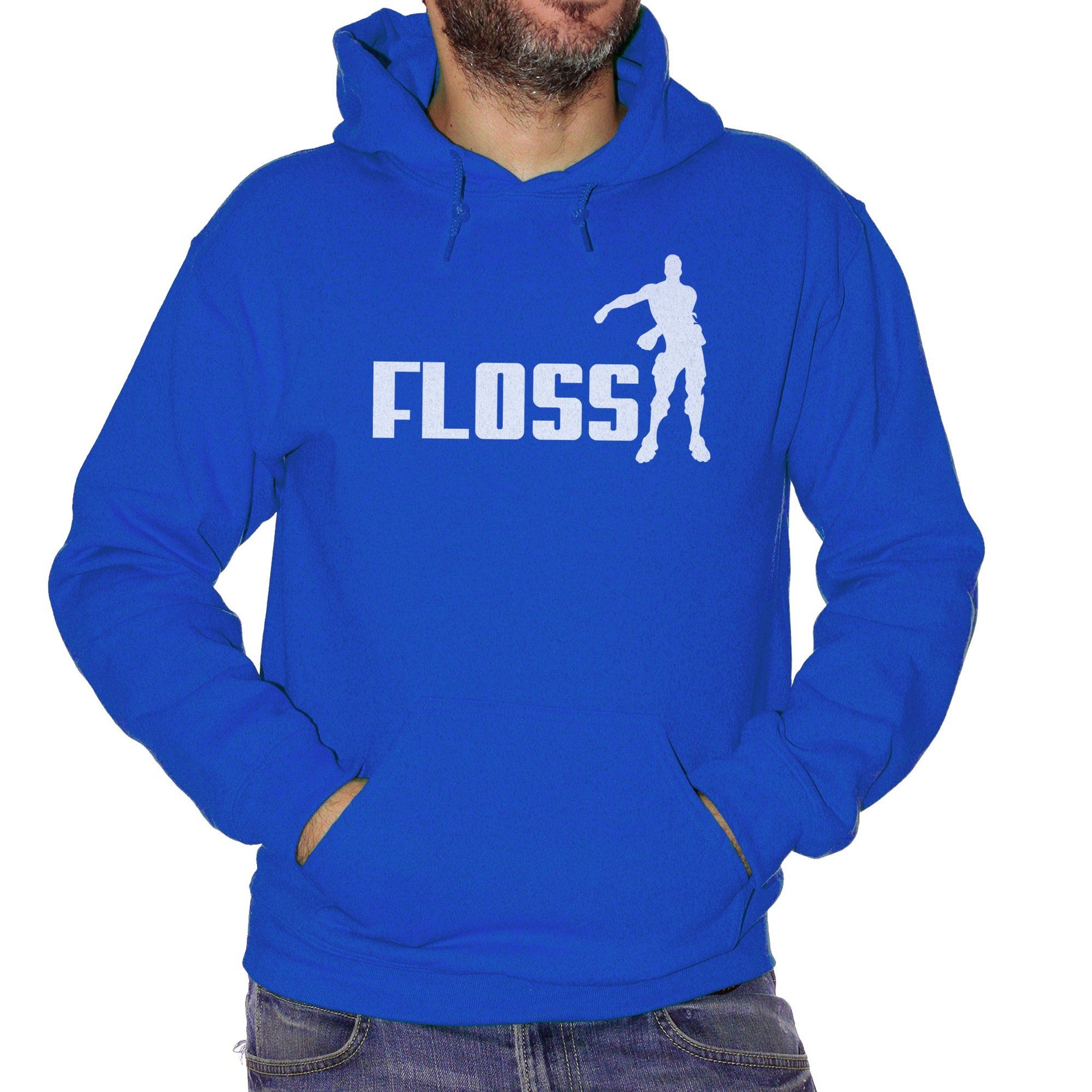 Royal Blue Felpa Floss Flossin Dance - SOCIAL CucShop