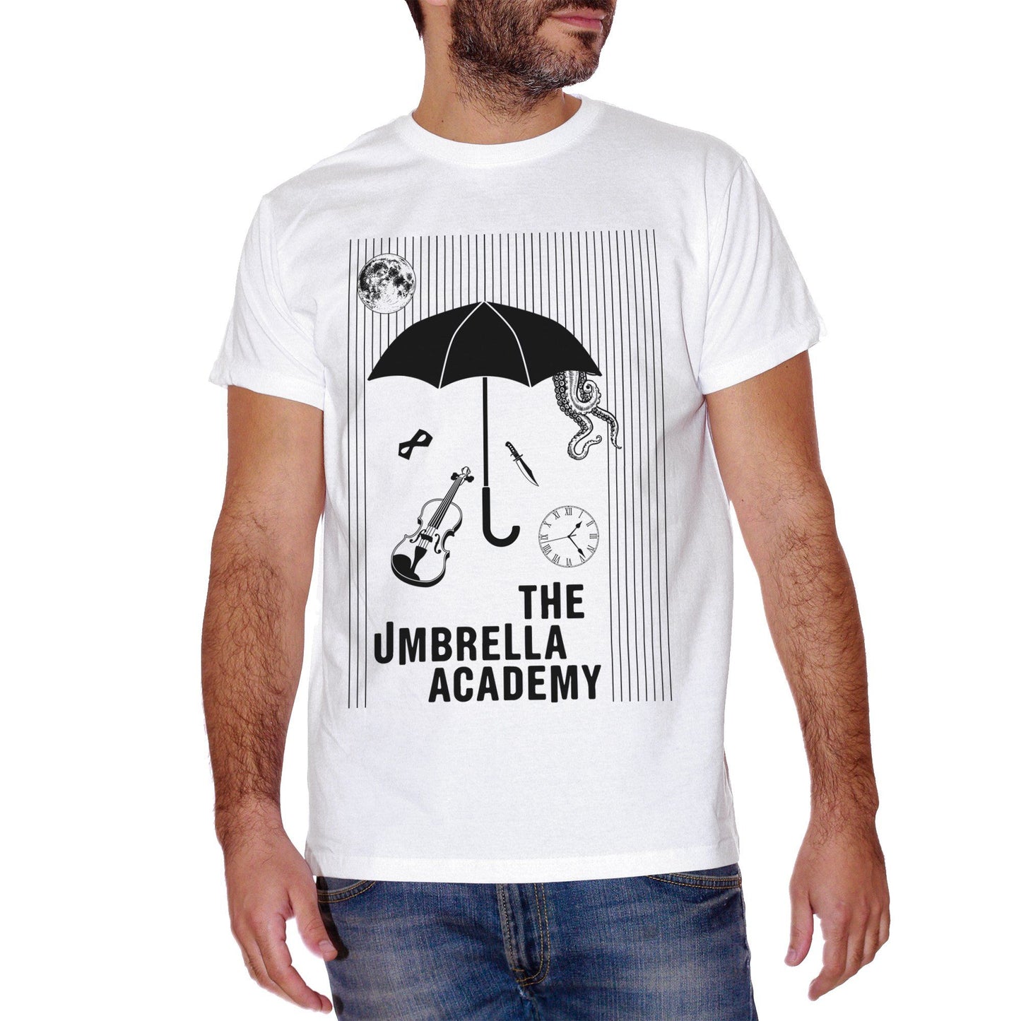 Light Gray T-Shirt Umbrella Academy Book Serie Comic - FILM CucShop