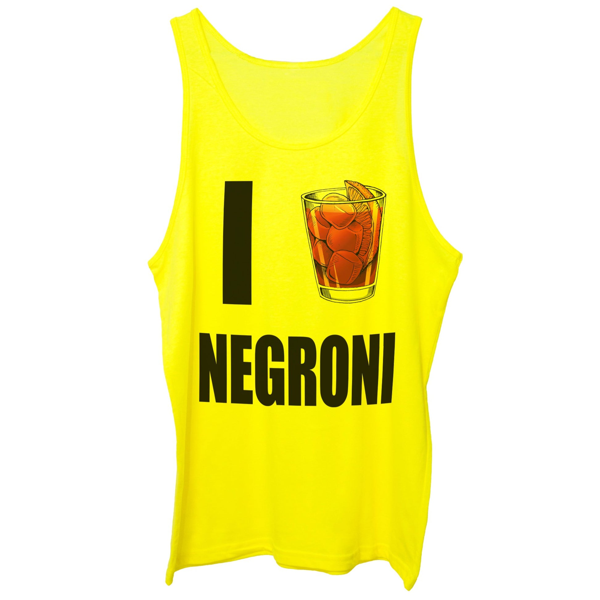 Yellow Canotta I Love Spritz Negroni Amaro Drink - SOCIAL CucShop