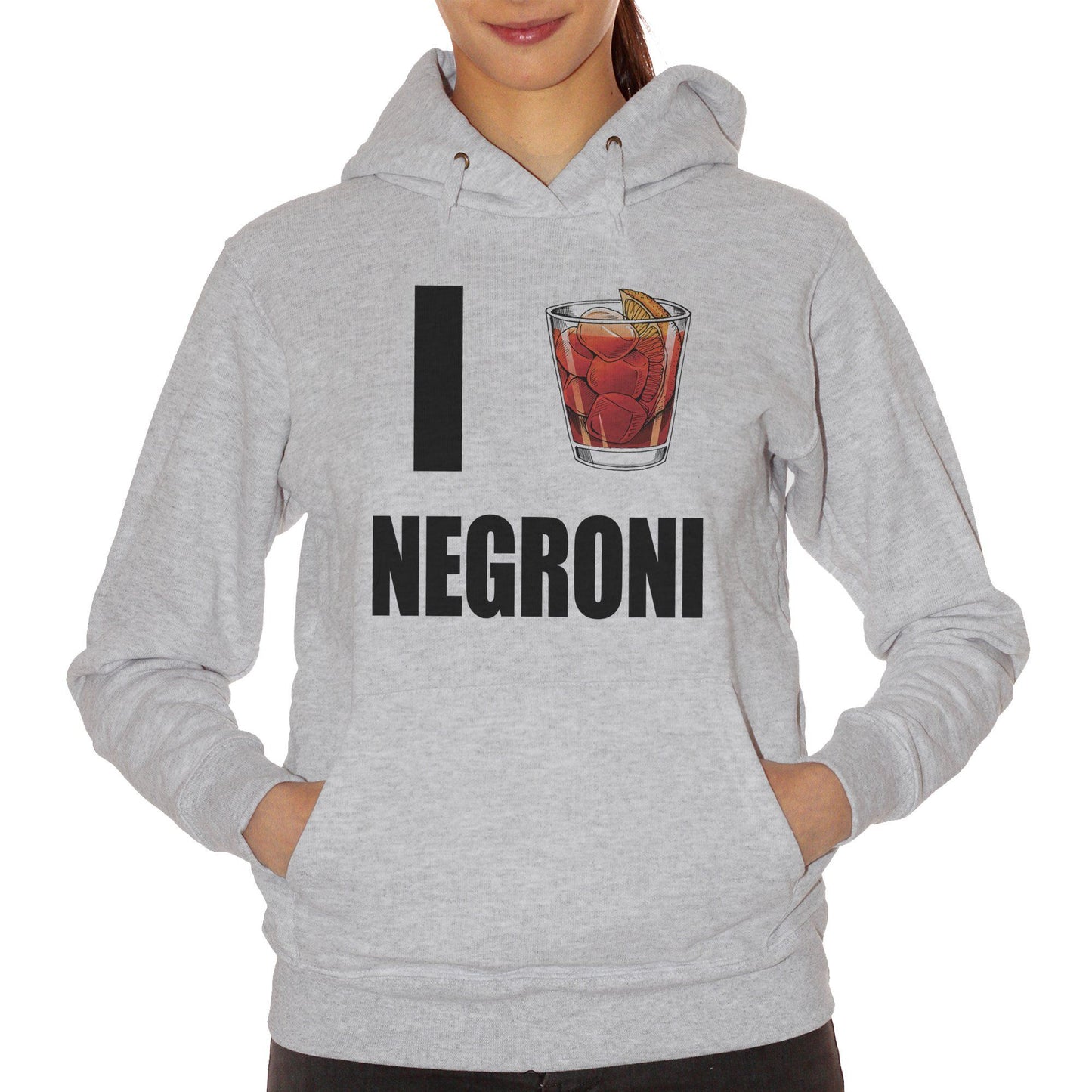 Gray Felpa I Love Spritz Negroni Amaro Drink - SOCIAL CucShop