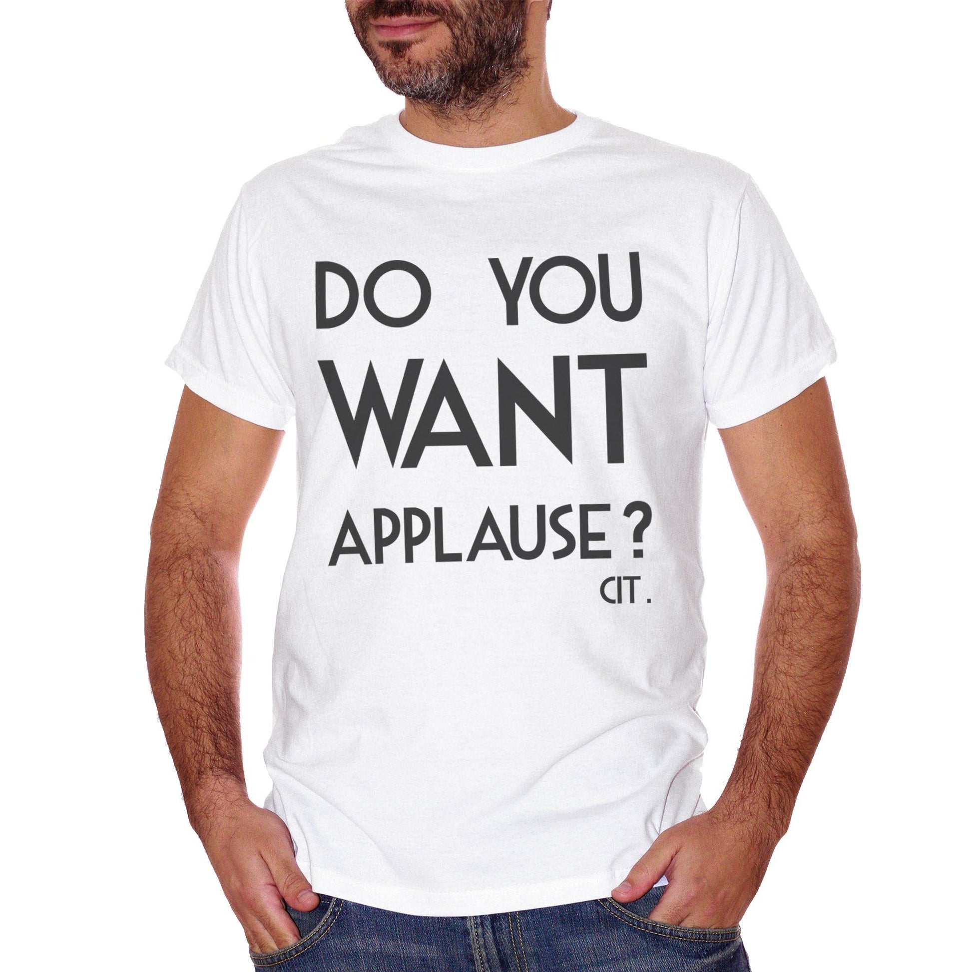 Lavender T-Shirt Do You Want Applause Cit - FAMOSI CucShop