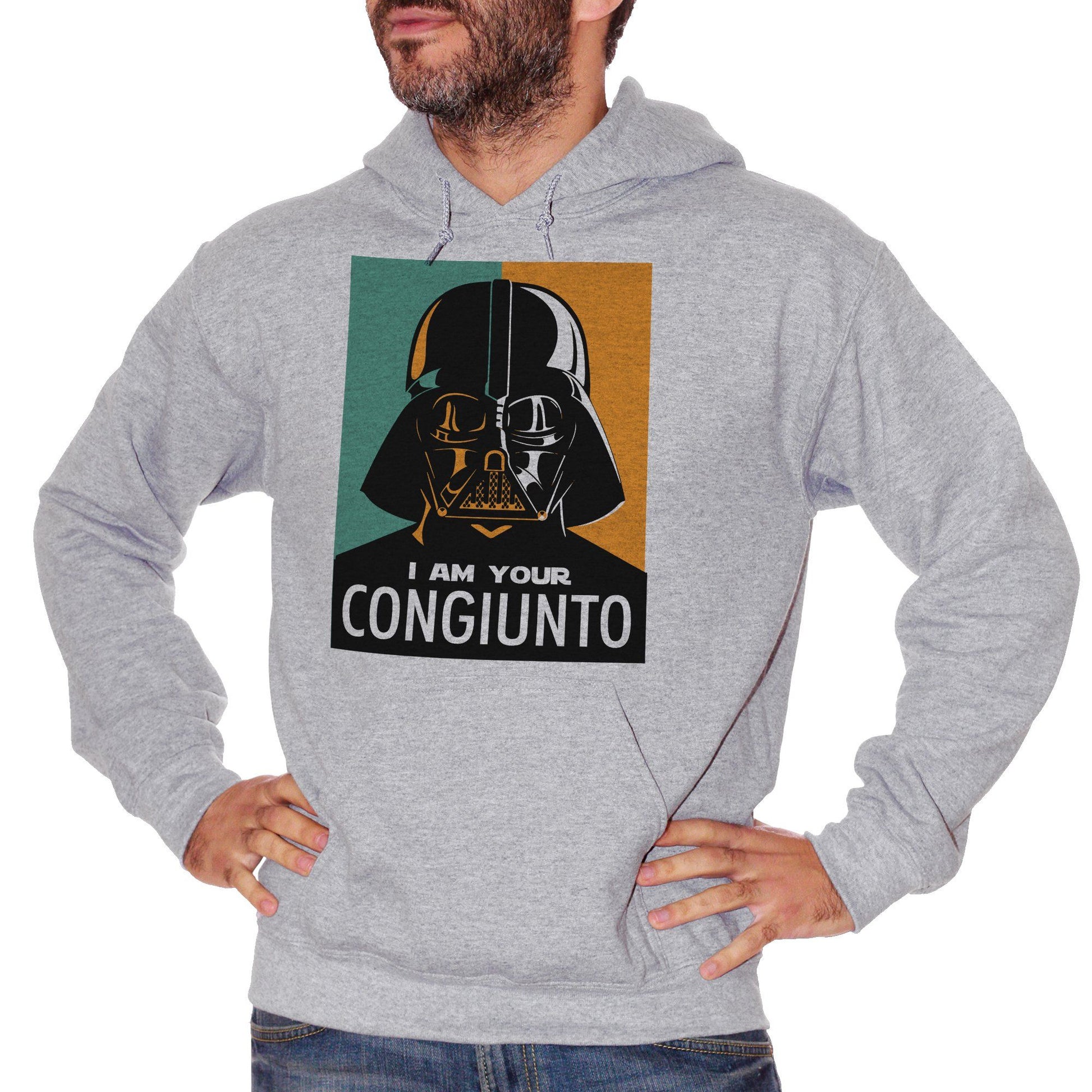Black Felpa Cappuccio Iam Your Congiunto Divertente Darth Vader Star Wars - Social Choose ur color CucShop