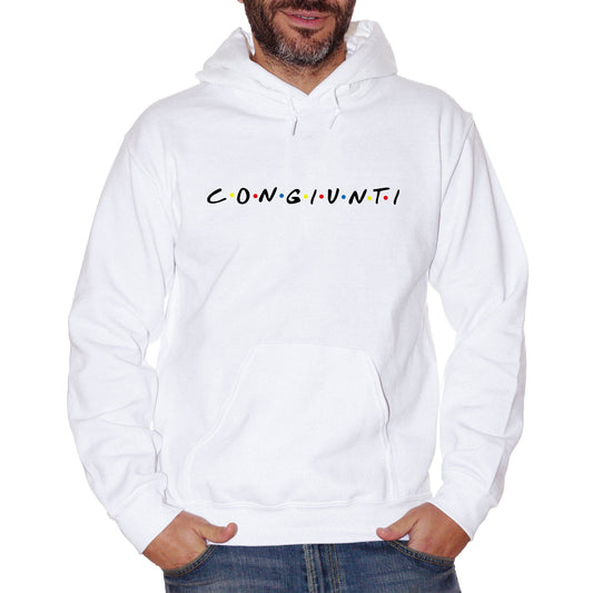 Lavender Felpa Cappuccio Congiunti Friends Diventente - Social Choose ur color CucShop