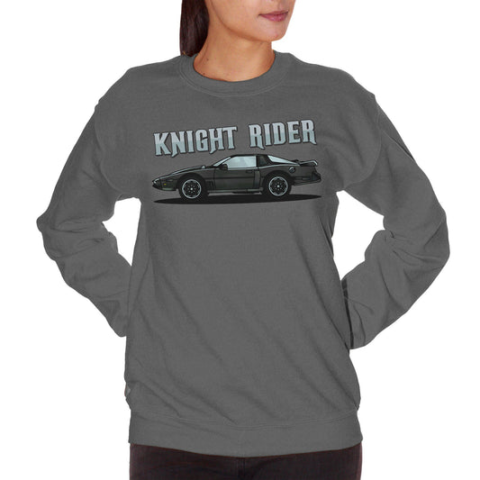 Dim Gray Felpa Girocollo Knight Rider KITT Serie TV - Film Cult Anni 80 - Movie Choose ur Color CucShop