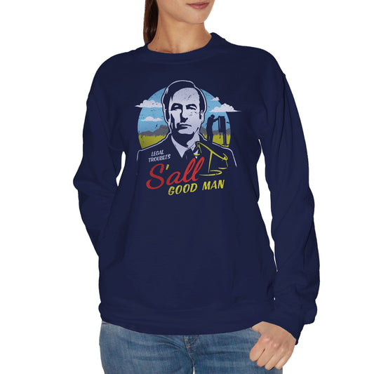 Dark Slate Gray Felpa Girocollo Better Call Saul Goodman - Serie TV Breaking Bad - Movie Choose ur Color CucShop