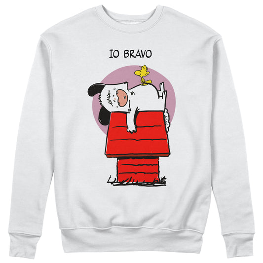 Felpa CUC Girocollo Spank like Snoopy io Bravo - Meme - Unisex #chooseurcolor - CUC chooseurcolor